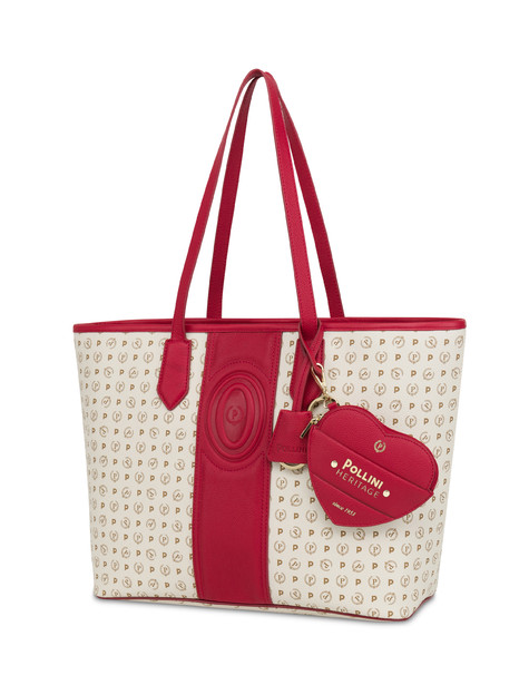 Shopping Bag Heritage 70 Avorio/rosso