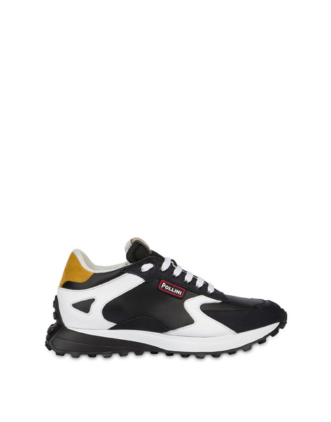 Sneakers Con Suola Chunky Bold Running Nero/nero/bianco/nero/senape