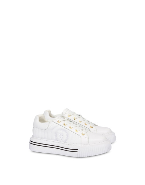 Sneakers In Vitello Doona Bianco