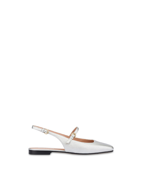 Ballerine Slingback In Nappa Laminata Nina Argento