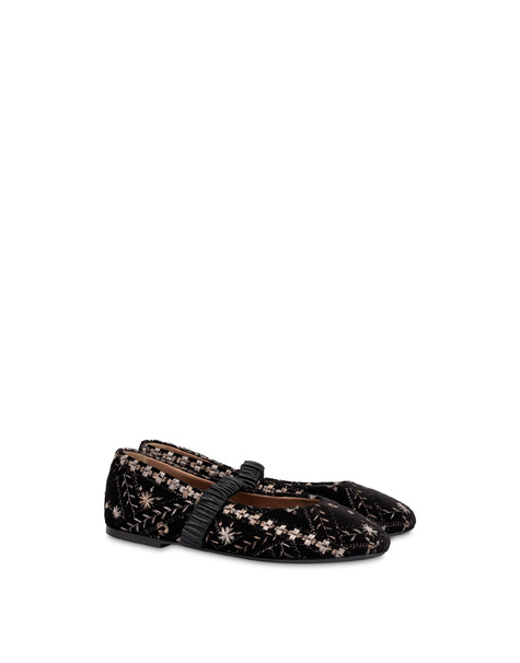 Ballet Ballerina In Velvet Black