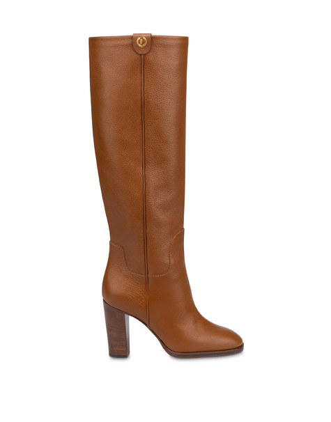 Core Riding Boot In Tumbled Calfskin Hide