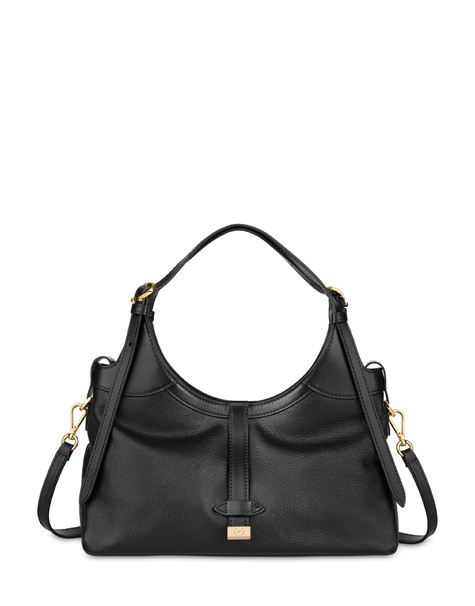 Mia Small Double Handle Bag In Grained Calfskin  Mia Small Double Handle Bag In Grained Calfskin