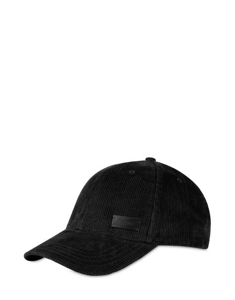 Cappello In Velluto A Coste Nero Cappello In Velluto A Coste Nero