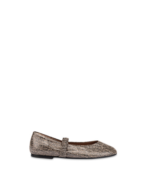Ballet Ballerina In Suede Stone