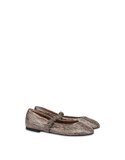 Ballet Ballerina In Suede Stone
