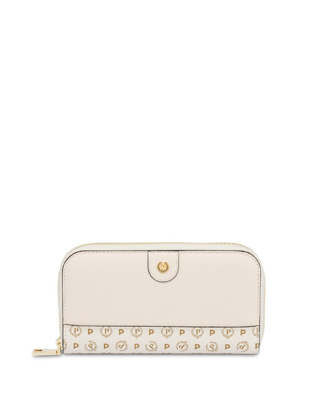 Portafoglio Zip Around Avorio/avorio/taupe