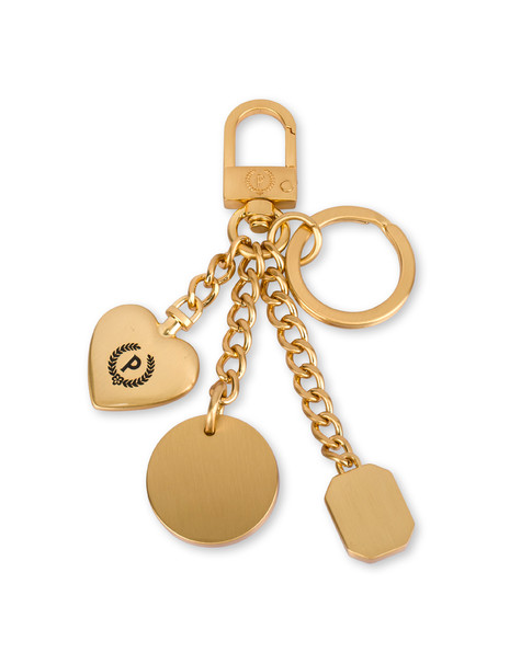Portachiavi Con Charm Gioiello Oro/cielo