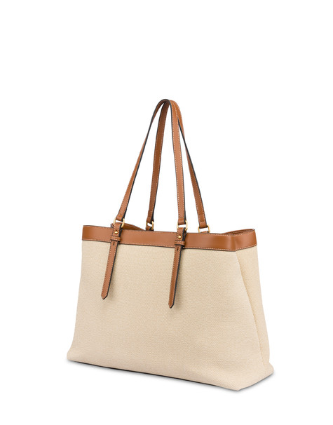 Borsa A Spalla Beige/avorio/cuoio