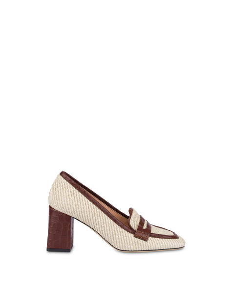 Camber Sand Loafer In Rafia Natural/wood