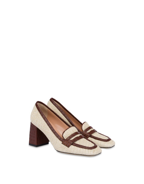 Camber Sand Loafer In Rafia Natural/wood