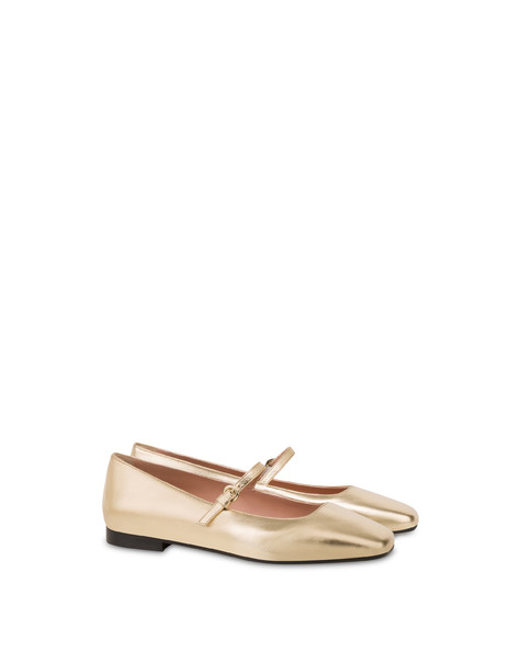 Ballerina Flat Ballet In Nappa Sand