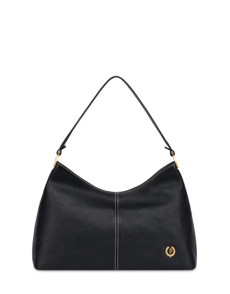 Shoulder Bag Echos Real Leather Nero