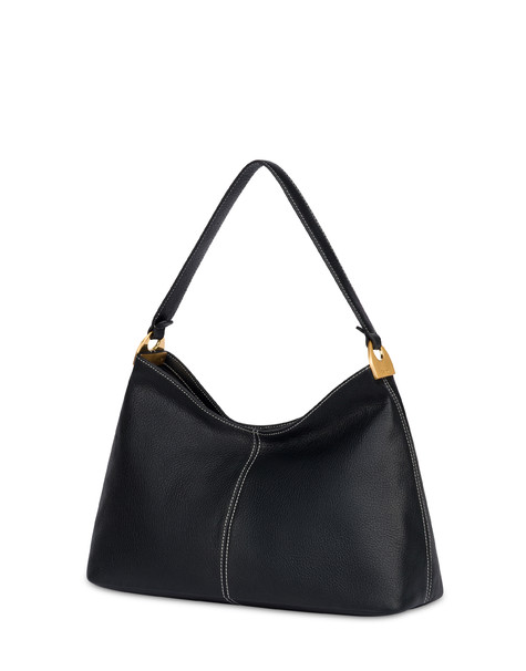 Shoulder Bag Echos Real Leather Nero