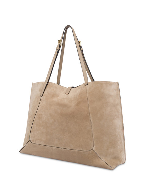 Double Handle Bag Austin In Crosta E Vitello Fango/fango