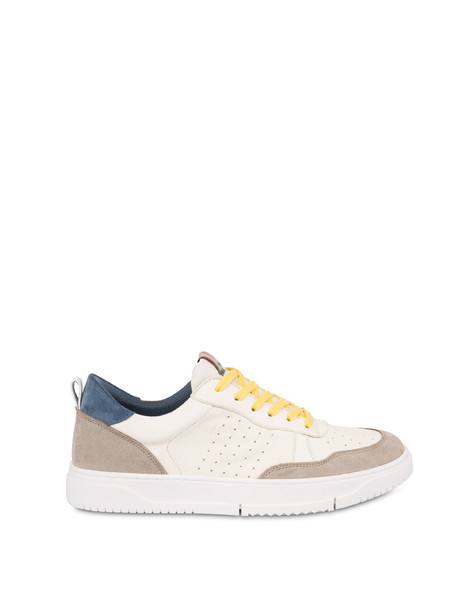Sneaker Creme/sand/hellblau