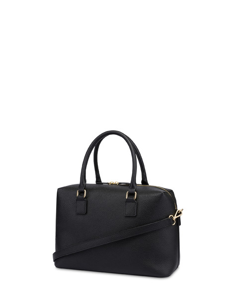 Double Handle Bag Carousel In Pelle Nero