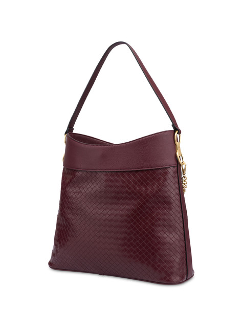 Dublin Shoulder Bag In Pu Bordeaux/bordeaux/black Dublin Shoulder Bag In Pu Bordeaux/bordeaux/black