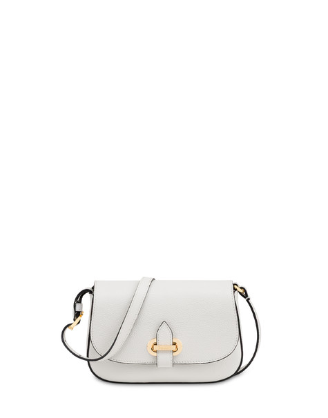 Small Crossbody Fence Bag In Vitello Bottalato Avorio