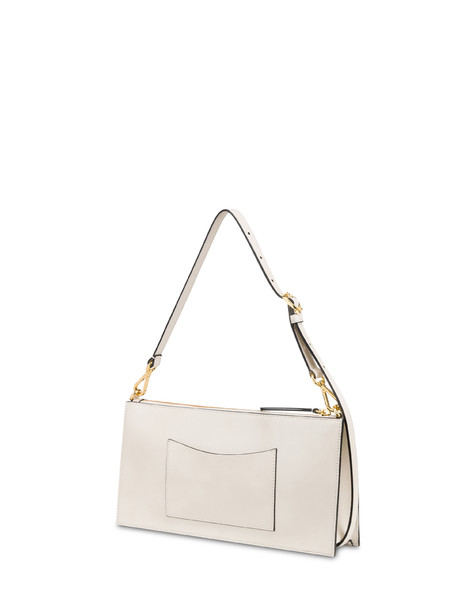 Shoulder Bag Solid In Vitello Avorio
