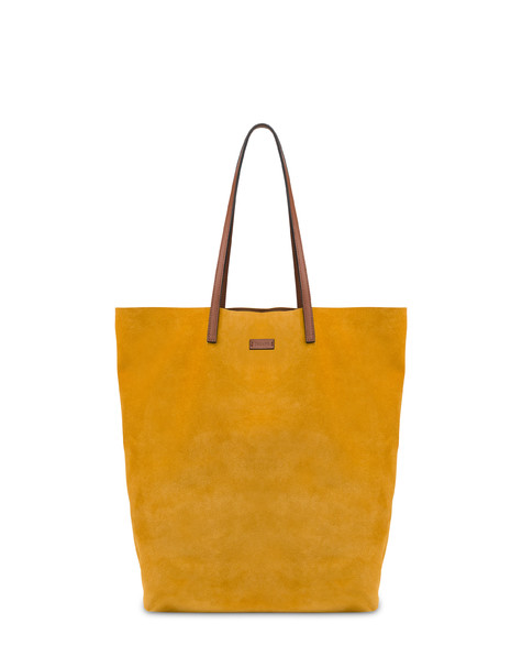 Shopping Bag Soul In Crosta Mostarda/cuoio