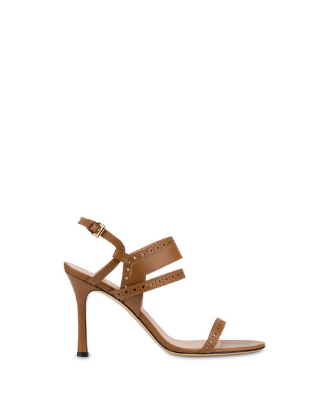 Sandalo Brogue In Vitello Legno