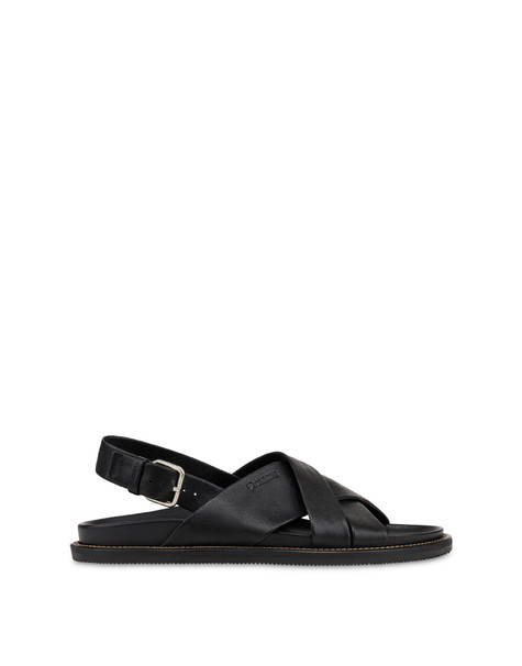 Natural Feeling Vachetta Leather Sandal Black