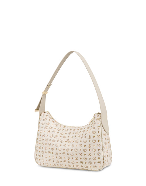 Hobo Bag Heritage In Soft Relief Avorio/avorio