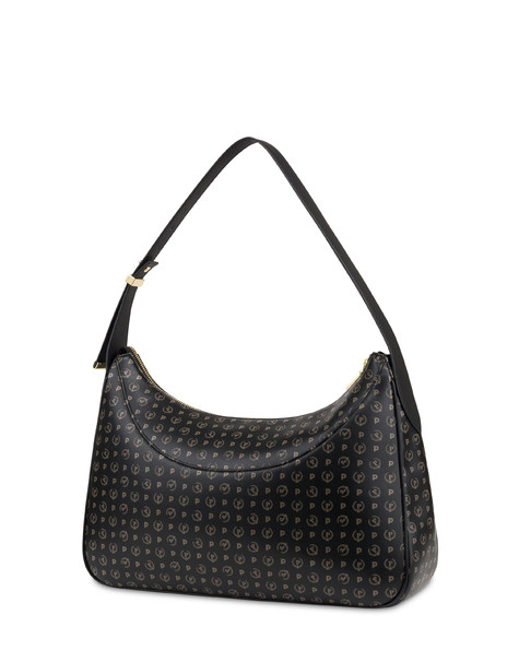 Hobo Bag Heritage In Soft Relief Nero/nero