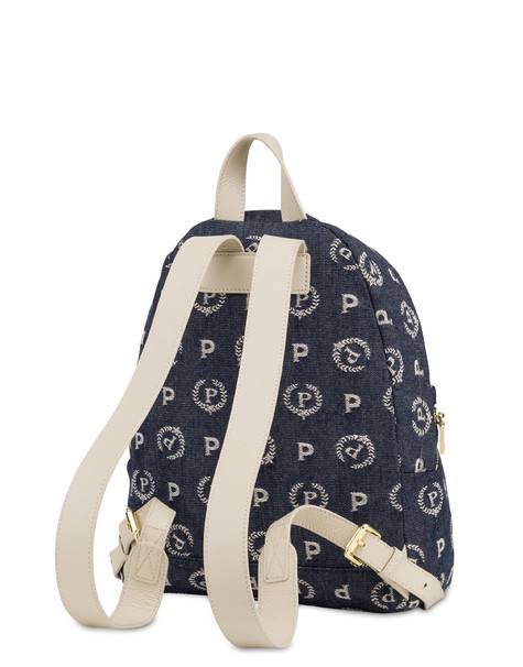 Zaino Heritage Marina In Denim Blu/avorio