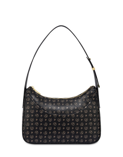Hobo Bag Heritage In Soft Relief Nero/nero