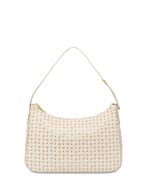 Hobo Bag Heritage In Soft Relief Avorio/avorio