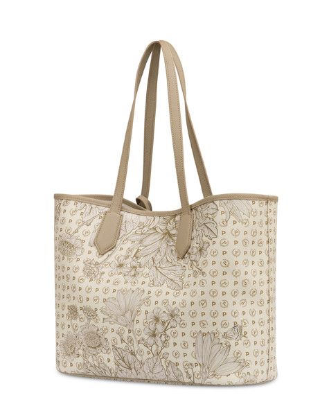 Heritage Botanical Shopping Bag Ivory/ice