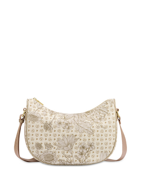 Hobo Bag Heritage Botanical Avorio/ghiaccio
