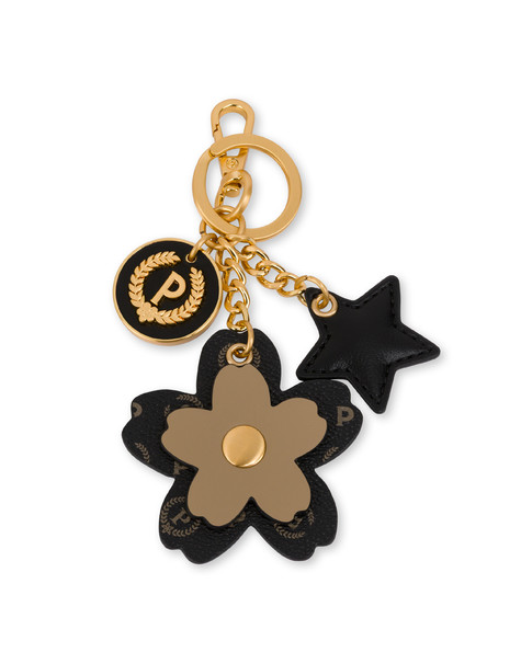 Portachiavi Con Charms In Heritage Pvc Nero/nero