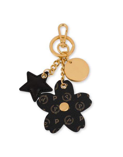 Portachiavi Con Charms In Heritage Pvc Nero/nero