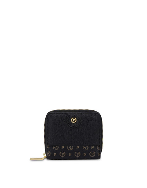 Portafoglio Zip Around Mix Heritage Nero/nero