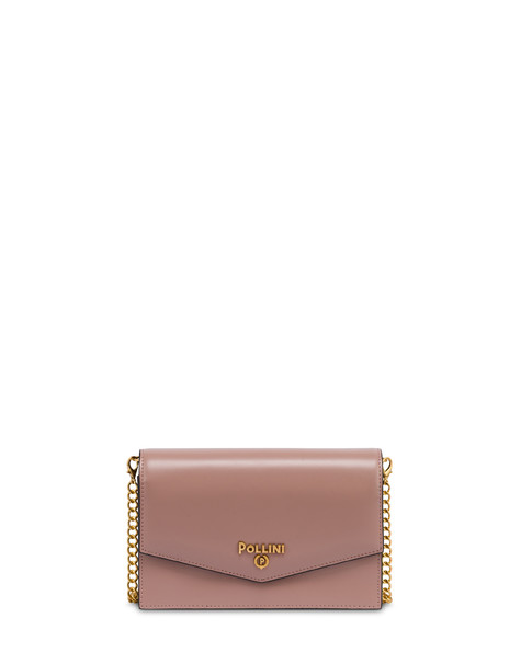 Clutch In Plain Pu Old Rose