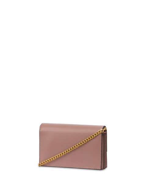 Clutch In Plain Pu Old Rose
