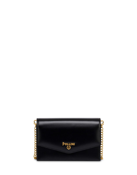 Clutch In Plain Pu Black