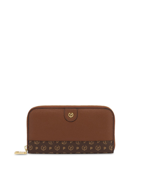 Portafoglio Zip Around Mix Heritage Tan/marrone