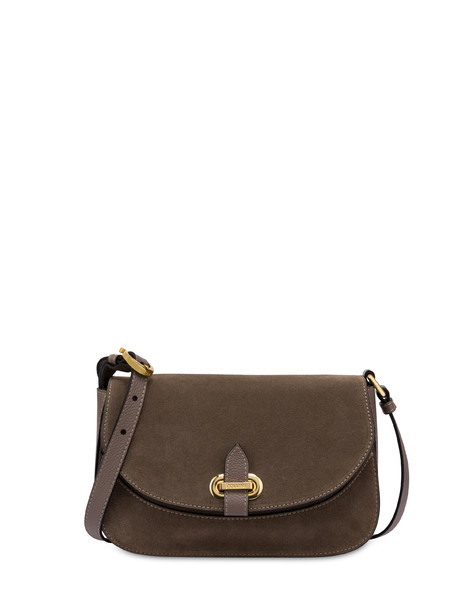 Crossbody Bag Fence In Vitello Taupe/taupe