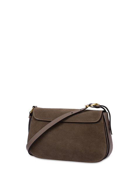 Crossbody Bag Fence In Vitello Taupe/taupe