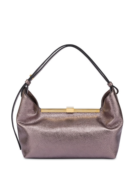 Lilly Handbag In Split Leather Gun