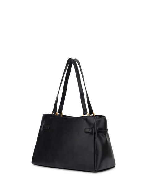 Borsa A Spalla Horizon Small In Lux Plain Pu Nero