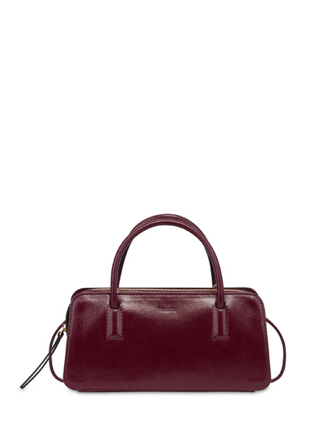 Lady Small Handbag In Patent Calfskin Wine