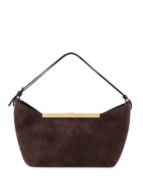 Borsa A Mano Lilly In Crosta E Vitello T.moro/t.moro