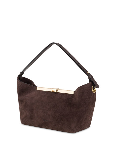 Borsa A Mano Lilly In Crosta E Vitello T.moro/t.moro