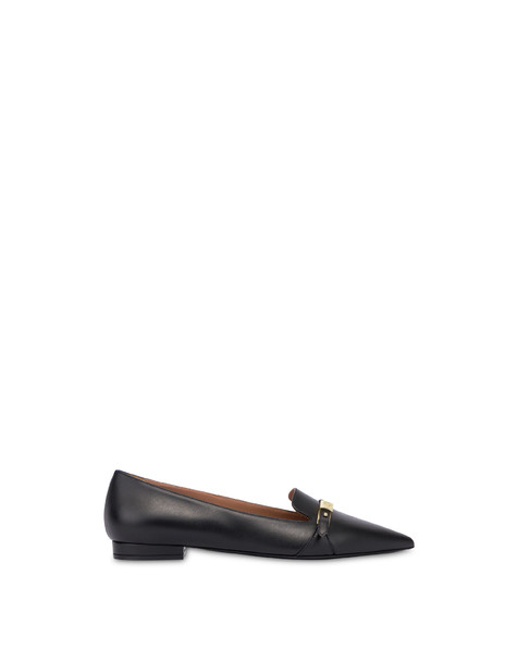 Ballerina Alba In Vitello Nero