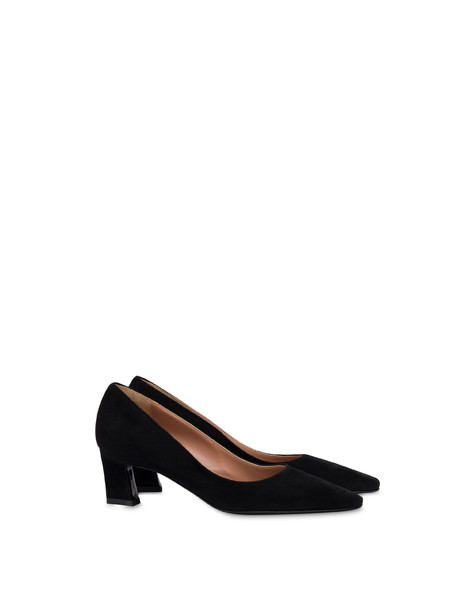 Décolleté Aurora In Camoscio Nero